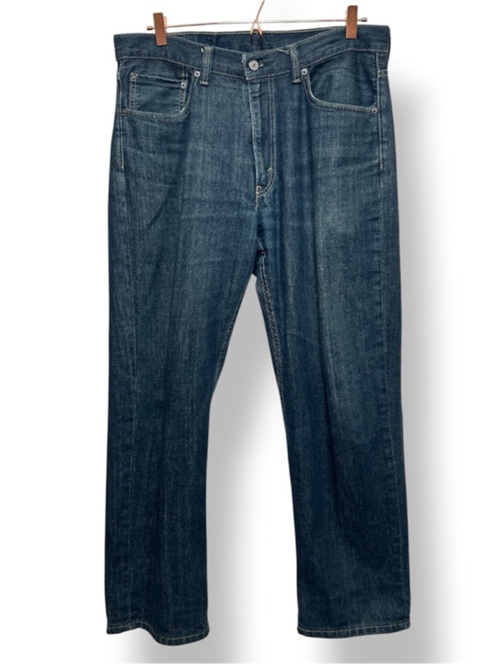 Levi's 550 Jeans Mens 34x29 Dark Wash Straight Leg 100% Cotton Denim